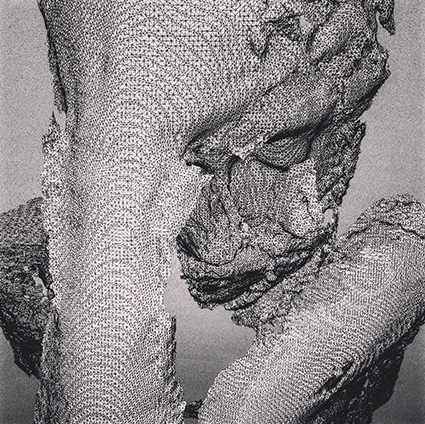 Interrupted 3D scan by artist Paul Coombs